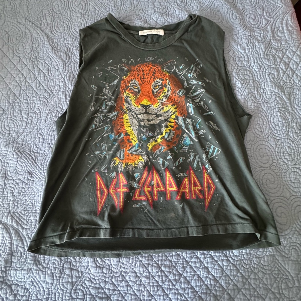 Daydreamer Womens Graphic Tank Top - Dark Green